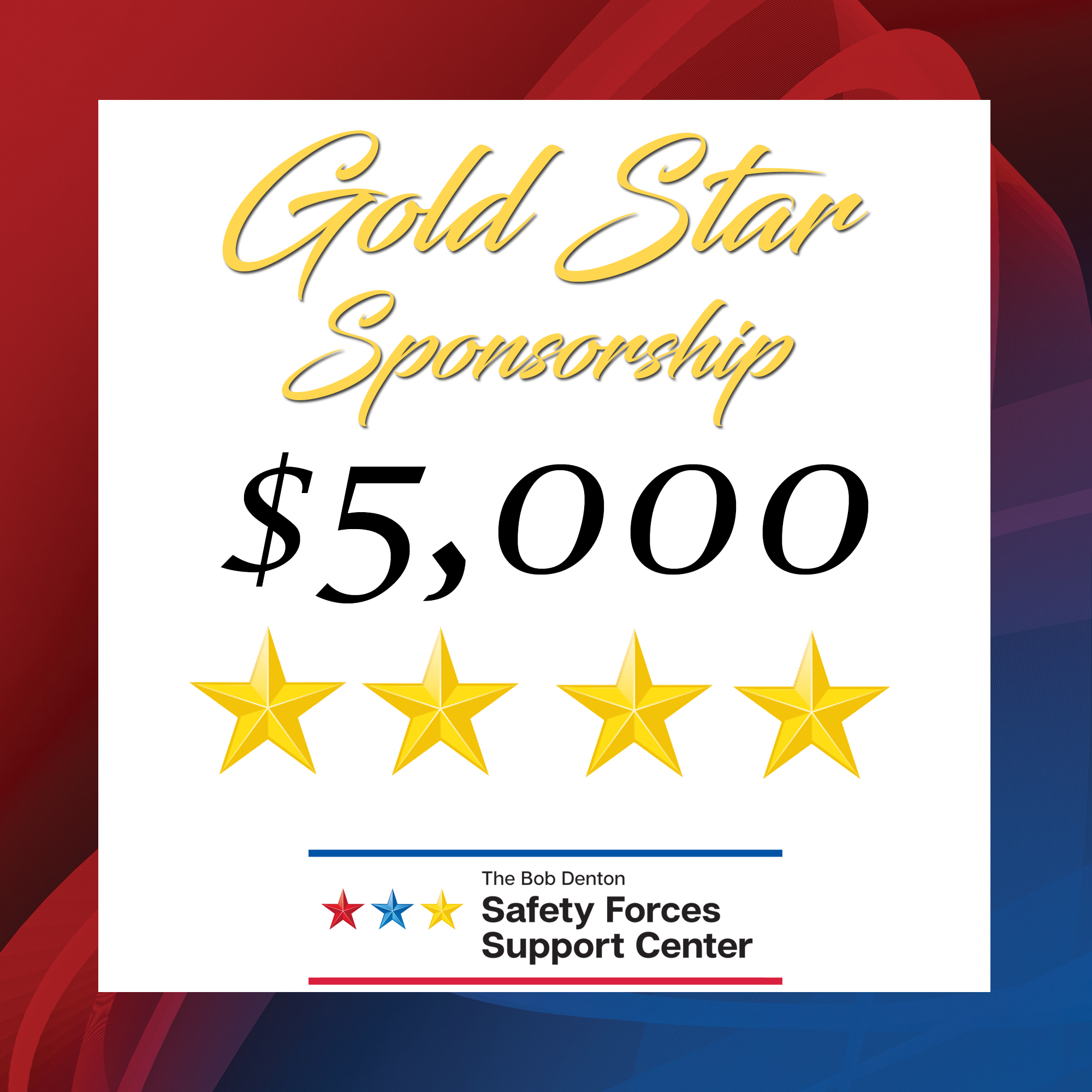 Gold Star Sponsorship Safety Forces Center